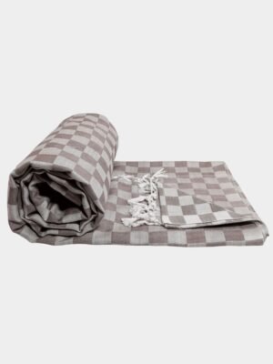 Organic Cotton Silky Soft Bhagalpuri 3D Dull Chadar Blanket & Duvet, Lightweight, AC Blanket, Travel & Summer Nights Companion (52 * 94 In)