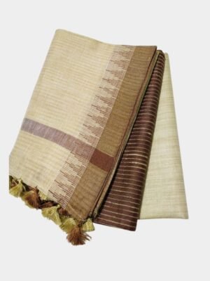 Cotton Jute Silk Unstitched Suit Set for Women with Dupatta | Jute Silk Salwar Suit Dress Material for Women | Best Quality Fabric | Top – 2.5 M, Bottom – 2.5 M, Dupatta – 2.5 M